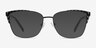 Signora Black Acetate-metalEyeglass Frames from EyeBuyDirect, with Tinted Lenses