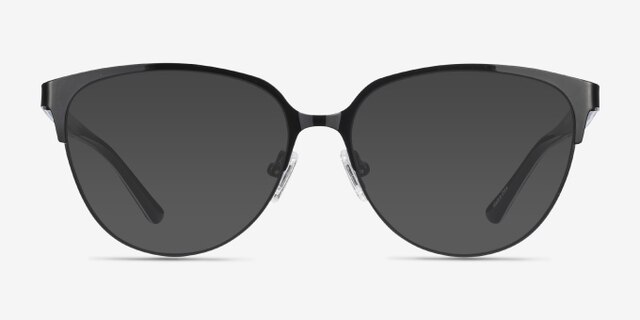Marigold Black & Leopard Acetate-metalEyeglass Frames from EyeBuyDirect, with Tinted Lenses