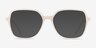Lenny Cream Acetate-metalEyeglass Frames from EyeBuyDirect, with Tinted Lenses