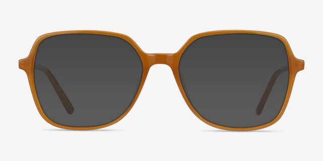 Lenny Mellow Yellow Acetate-metalMontures de lunettes de vue d'EyeBuyDirect, Avec des Verres Teintés