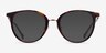 Shelby Tortoise Acetate-metalEyeglass Frames from EyeBuyDirect, with Tinted Lenses