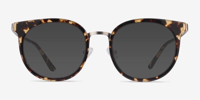 Murphy Tortoise Acetate-metalEyeglass Frames from EyeBuyDirect, with Tinted Lenses