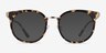 Murphy Tortoise Acetate-metalEyeglass Frames from EyeBuyDirect, with Tinted Lenses
