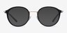 Colman Black Acetate-metalEyeglass Frames from EyeBuyDirect, with Tinted Lenses