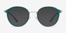Colman Green Acetate-metalEyeglass Frames from EyeBuyDirect, with Tinted Lenses