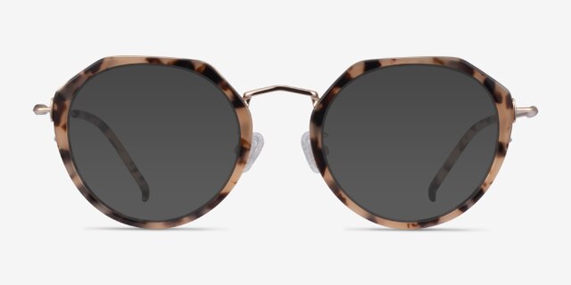Claire Ivory Tortoise AcetateEyeglass Frames from EyeBuyDirect, with Tinted Lenses