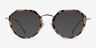 Claire Ivory Tortoise AcetateEyeglass Frames from EyeBuyDirect, with Tinted Lenses