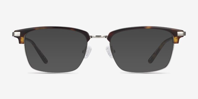 Maxwell Tortoise Acetate-metalEyeglass Frames from EyeBuyDirect, with Tinted Lenses