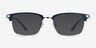 Maxwell Navy Acetate-metalEyeglass Frames from EyeBuyDirect, with Tinted Lenses