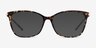 Ashley Tortoise Acetate-metalEyeglass Frames from EyeBuyDirect, with Tinted Lenses