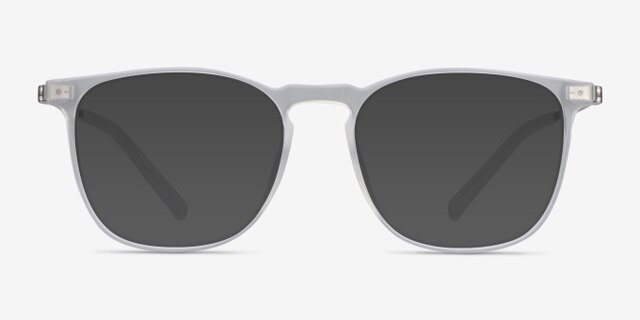 Avery Clear Plastic-metalEyeglass Frames from EyeBuyDirect, with Tinted Lenses