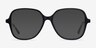 Corey Black Acetate-metalEyeglass Frames from EyeBuyDirect, with Tinted Lenses