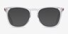 Vinyl Transparent AcétateMontures de lunettes de vue d'EyeBuyDirect, Avec des Verres Teintés