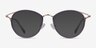 Dazzle Purple Acetate-metalEyeglass Frames from EyeBuyDirect, with Tinted Lenses