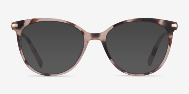 Attitude Pink Ivory Tortoise AcetateEyeglass Frames from EyeBuyDirect, with Tinted Lenses