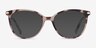Attitude Pink Ivory Tortoise AcetateEyeglass Frames from EyeBuyDirect, with Tinted Lenses