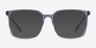 Easton Clear Gray Acetate-metalEyeglass Frames from EyeBuyDirect, with Tinted Lenses