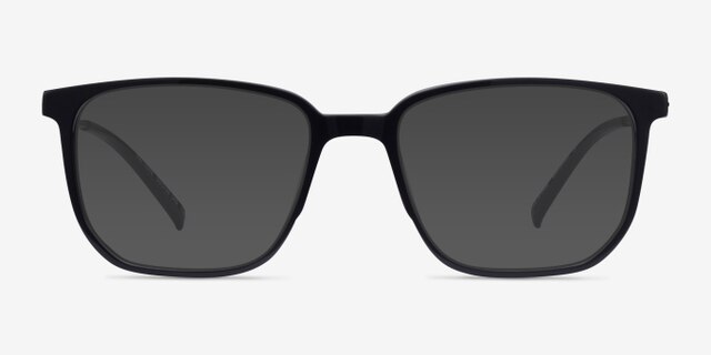 Pattern Black AcetateEyeglass Frames from EyeBuyDirect, with Tinted Lenses