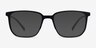 Pattern Black AcetateEyeglass Frames from EyeBuyDirect, with Tinted Lenses
