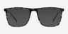 Cooper Gray Tortoise AcetateEyeglass Frames from EyeBuyDirect, with Tinted Lenses