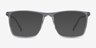 Cooper Clear Gray AcetateEyeglass Frames from EyeBuyDirect, with Tinted Lenses