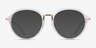 Tamara Clear Yellow AcetateEyeglass Frames from EyeBuyDirect, with Tinted Lenses