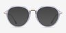 Tamara Clear Blue AcetateEyeglass Frames from EyeBuyDirect, with Tinted Lenses