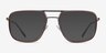 Cassian Brown Bronze AcétateMontures de lunettes de vue d'EyeBuyDirect, Avec des Verres Teintés