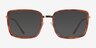 Remi Tortoise Gold AcetateEyeglass Frames from EyeBuyDirect, with Tinted Lenses