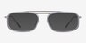 Watson Clear Gray  Silver AcetateEyeglass Frames from EyeBuyDirect, with Tinted Lenses