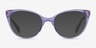 Beauty Clear Purple Acetate-metalEyeglass Frames from EyeBuyDirect, with Tinted Lenses