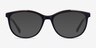 Glam Purple Acetate-metalEyeglass Frames from EyeBuyDirect, with Tinted Lenses