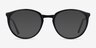 Mindful Black AcetateEyeglass Frames from EyeBuyDirect, with Tinted Lenses