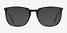 Domenico Black  Silver AcetateEyeglass Frames from EyeBuyDirect, with Tinted Lenses