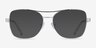 Romina Silver AcetateEyeglass Frames from EyeBuyDirect, with Tinted Lenses