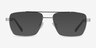 Colton Silver, Clear Blue & Tortoise AcetateEyeglass Frames from EyeBuyDirect, with Tinted Lenses