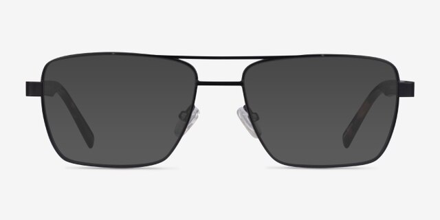 Colton Black & Tortoise AcetateEyeglass Frames from EyeBuyDirect, with Tinted Lenses