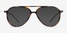 Clip Matte Tortoise & Gold Plastic-metalEyeglass Frames from EyeBuyDirect, with Tinted Lenses