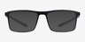 Medium Gray PlasticEyeglass Frames from EyeBuyDirect, with Tinted Lenses