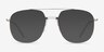 Subject Gold & Clear Acetate-metalEyeglass Frames from EyeBuyDirect, with Tinted Lenses