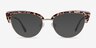 Essential Leopard & Gold Acetate-metalEyeglass Frames from EyeBuyDirect, with Tinted Lenses