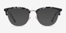 Sophisticated Ivory Tortoise & Silver Acetate-metalEyeglass Frames from EyeBuyDirect, with Tinted Lenses