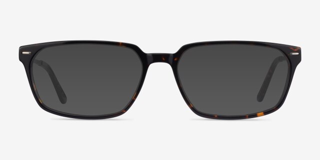 Fusion Tortoise Silver AcetateEyeglass Frames from EyeBuyDirect, with Tinted Lenses