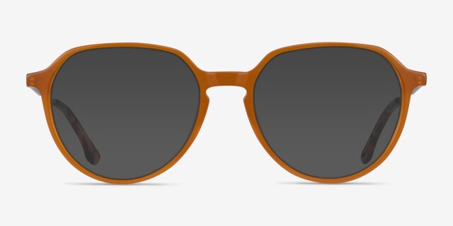 World Orange AcetateEyeglass Frames from EyeBuyDirect, with Tinted Lenses