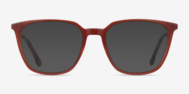 Souvenir Orange AcetateEyeglass Frames from EyeBuyDirect, with Tinted Lenses