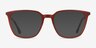 Souvenir Orange AcetateEyeglass Frames from EyeBuyDirect, with Tinted Lenses