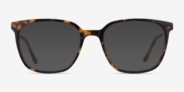 Confident Tortoise Silver AcetateEyeglass Frames from EyeBuyDirect, with Tinted Lenses