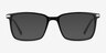 Button Black AcetateEyeglass Frames from EyeBuyDirect, with Tinted Lenses