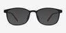 Idea Matte Black PlasticEyeglass Frames from EyeBuyDirect, with Tinted Lenses