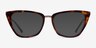 Trenta Tortoise Gold AcetateEyeglass Frames from EyeBuyDirect, with Tinted Lenses